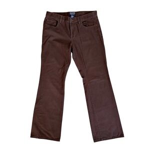 Polo Jeans Co Ralph Lauren Pants 10 Brown Y2K Bootcut Cotton Twill RL Trousers